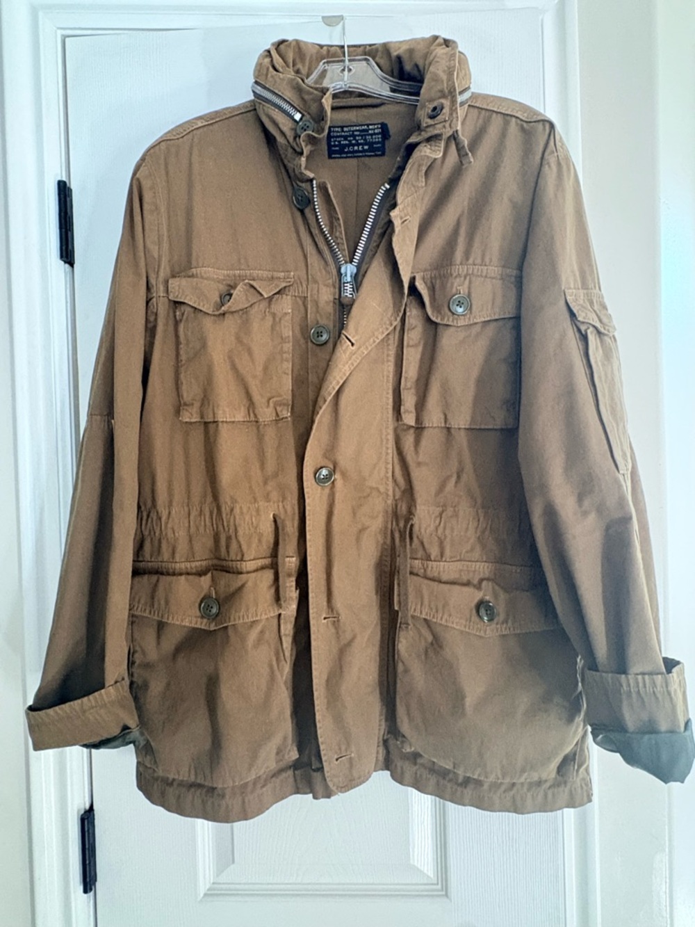 J.Crew NX-631 Miltary jacket w/hood